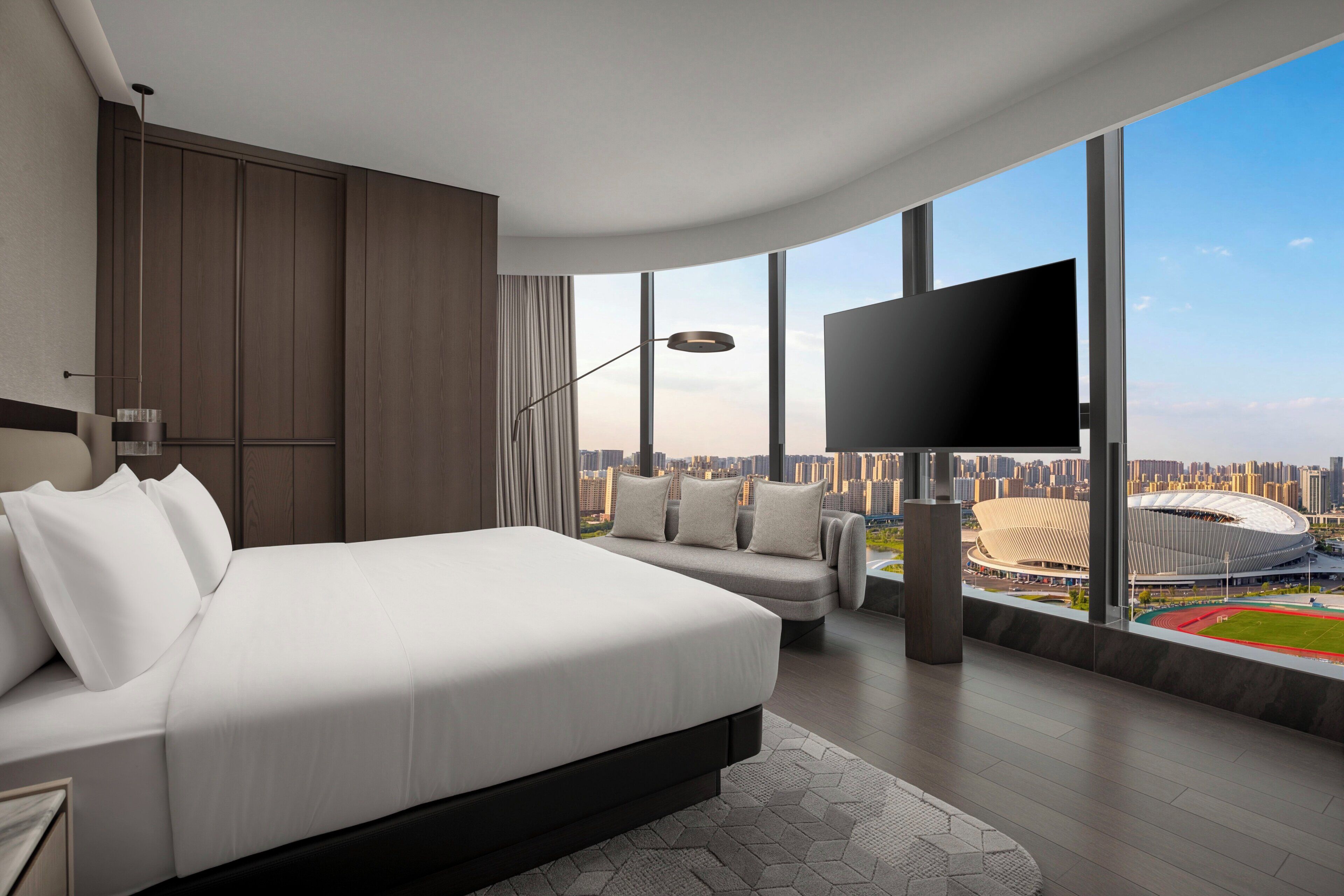 Suite – executive, 1 kingsize-seng, Club Lounge-tilgang, parkutsikt | Sengetøy