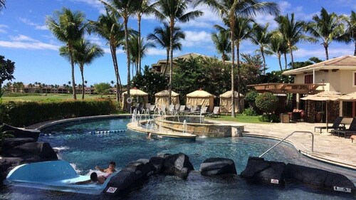 2BR Villa at The Bay Club by Hilton- Full Kitchen, Lanai & Kohala Coast Paradise