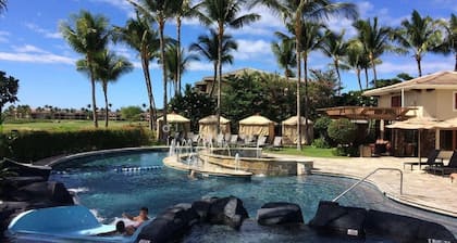 2BR Villa at The Bay Club by Hilton- Full Kitchen, Lanai & Kohala Coast Paradise