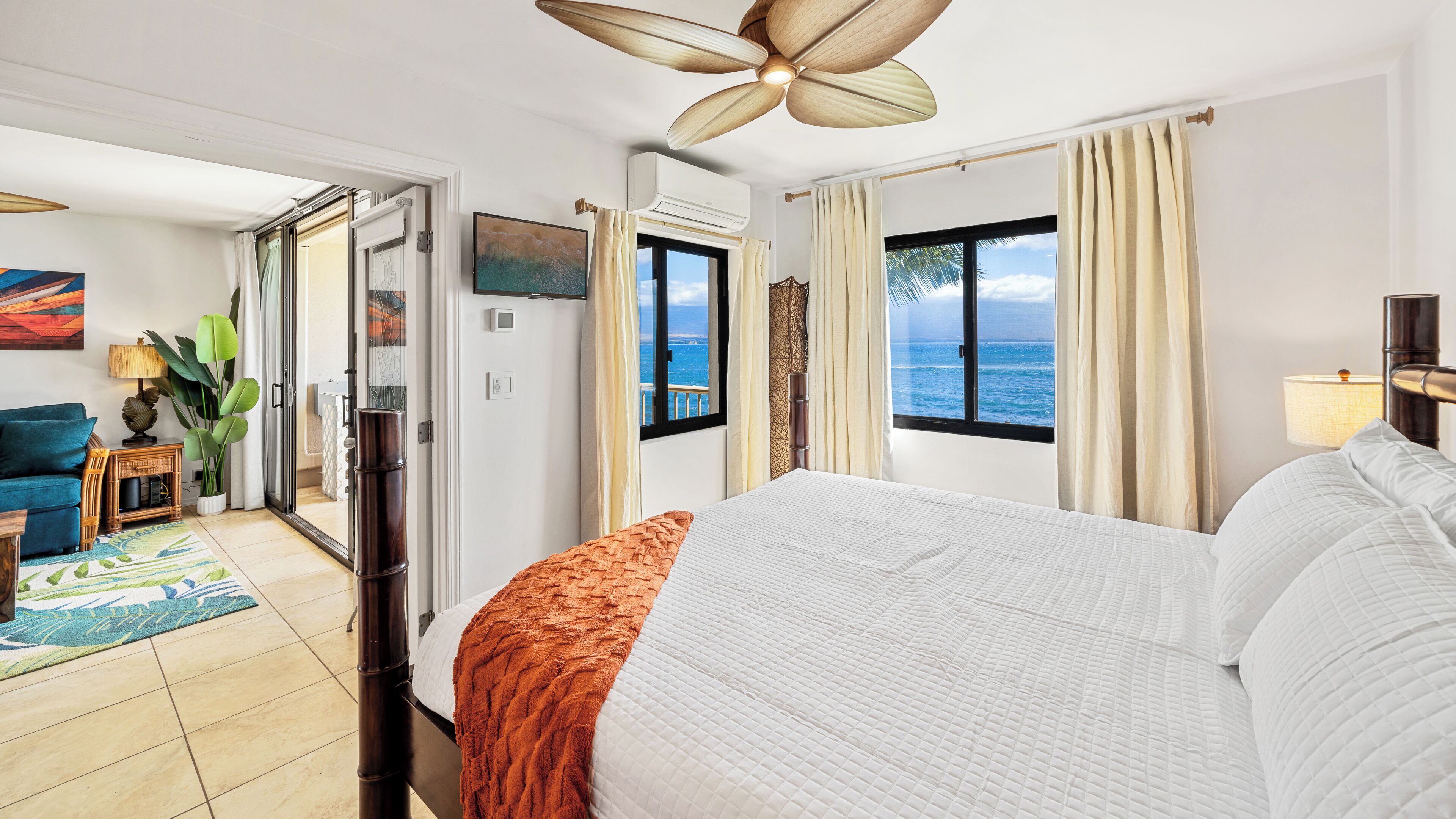 Skrivbord, strykjärn/strykbräda, resesäng och gratis wi-fi