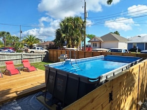 Outdoor spa tub - New Pool! Cozy Pet-Friendly 2BR Near Beach & Boat Launch (Panama City)