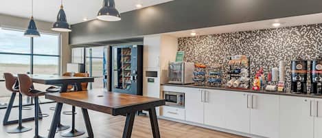 Free daily on-the-go breakfast