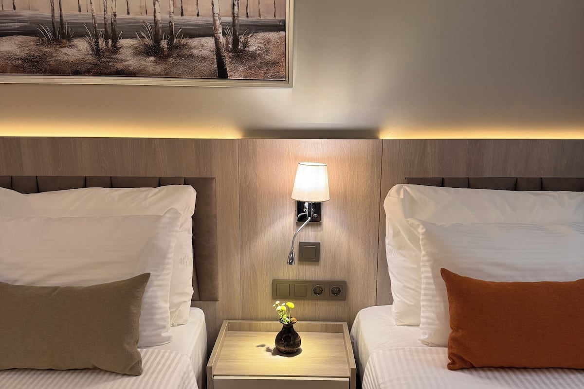 Deluxe Twin Room | In-room safe, blackout drapes, iron/ironing board, free WiFi