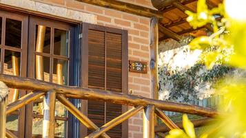 Classic-Chalet, Balkon, Bergblick | Terrasse/Patio