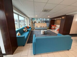 Sitteområde i lobbyen