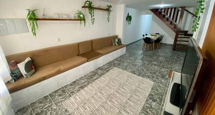 House 300 meters from the sea, 4 bedrooms, 3 bathrooms, barbecue area.