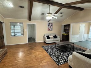 Smart TV, fireplace, offices