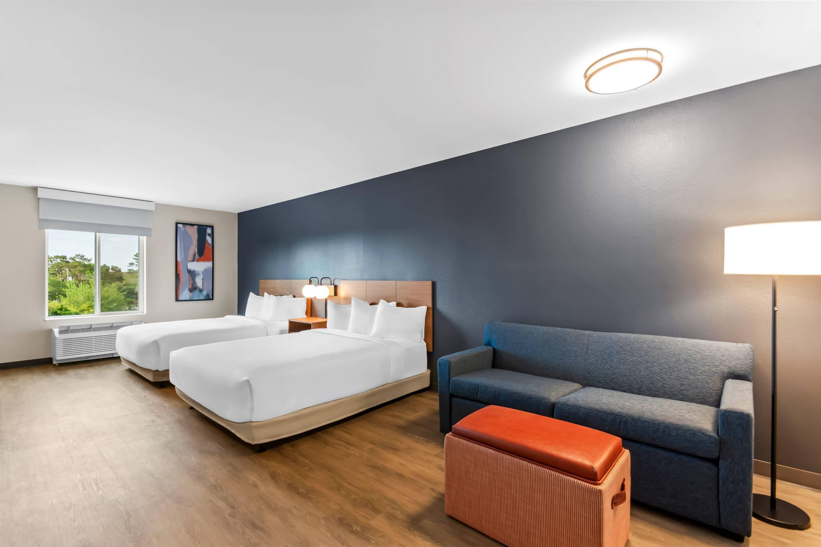 Kamar, 2 Tempat Tidur Queen, bathtub difabel, Bebas Asap Rokok | Wi-Fi gratis