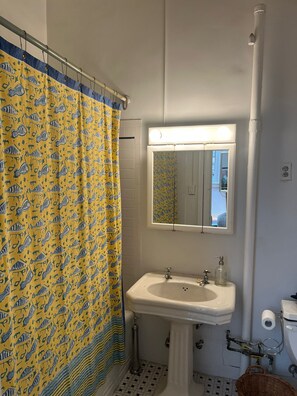 Serviettes fournies, savon, papier toilette