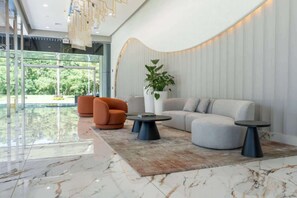 Lobby - New Furnished Studio in Panama City with Park View (Panamá)