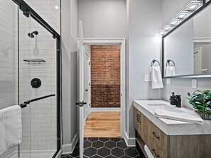 Bathroom - The Brick Treasury Loft (Cleveland)