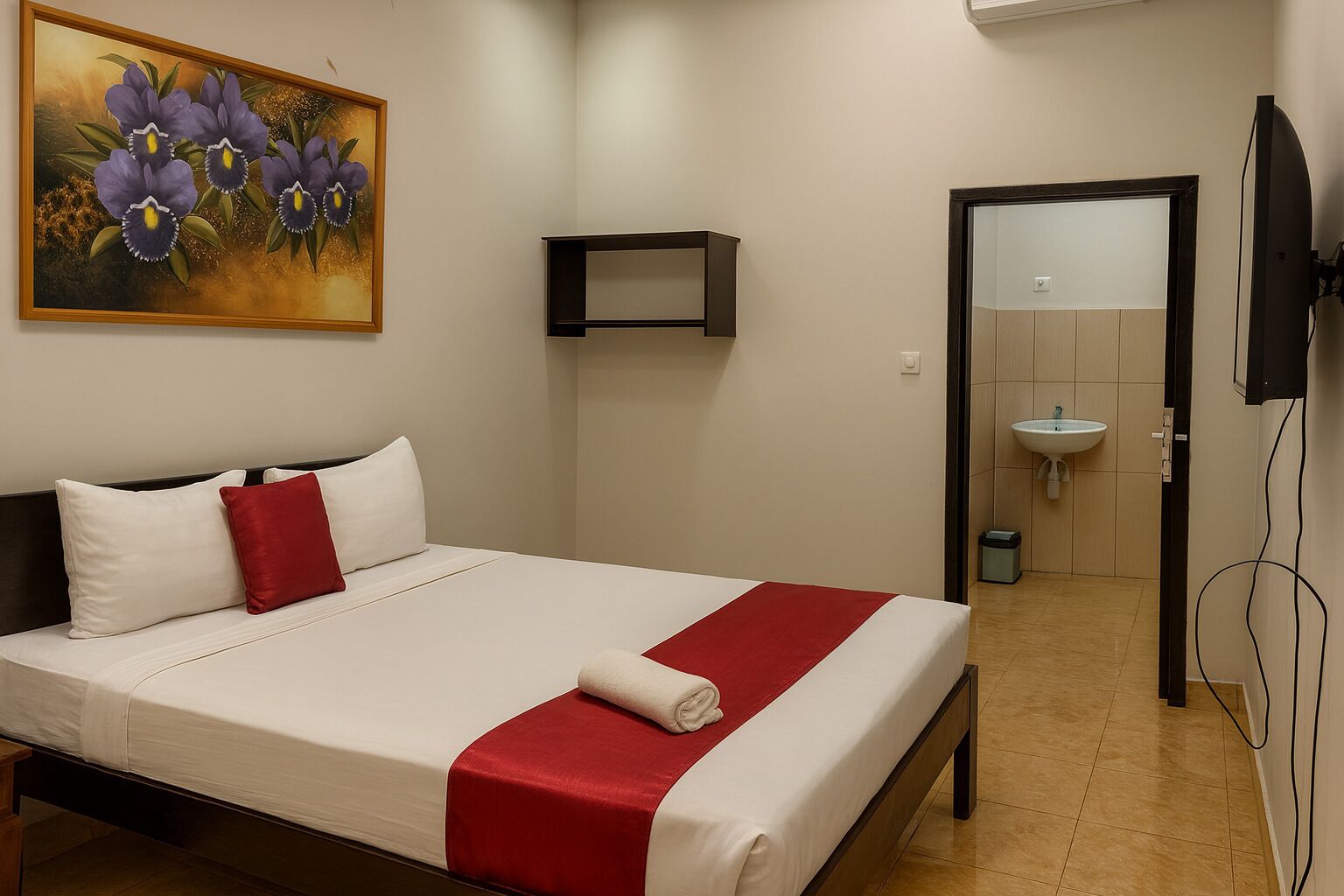 Habitación doble estándar, vista al jardín | Wifi gratis 