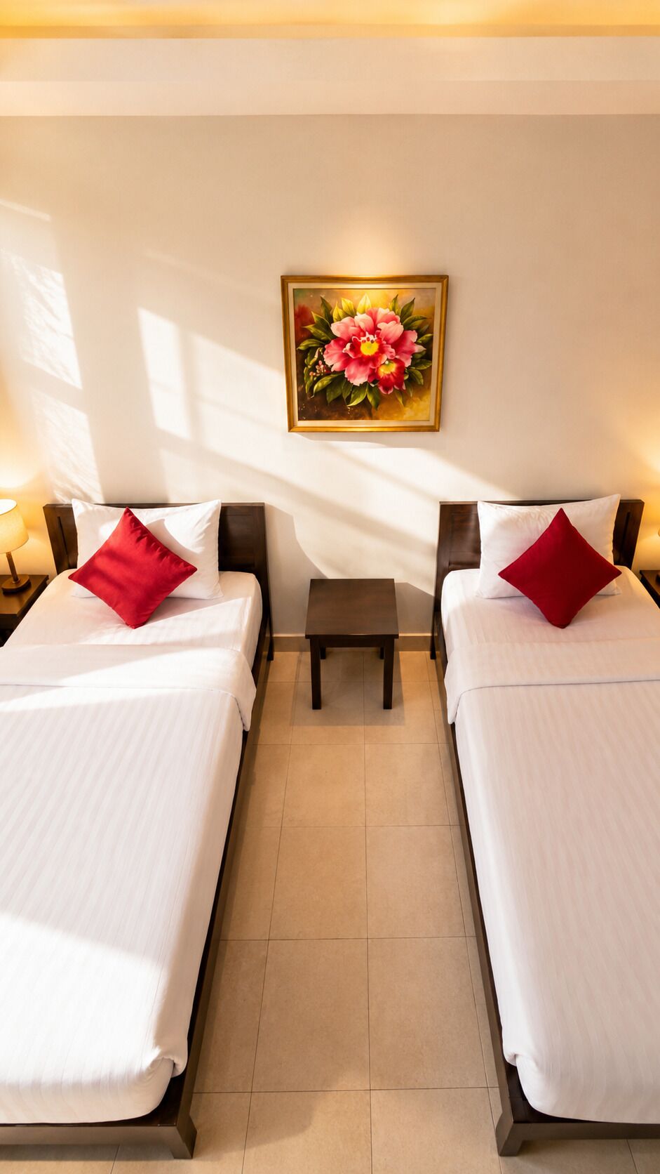 Quarto duplo standard, sacada, vista para o jardim | Wi-Fi de cortesia