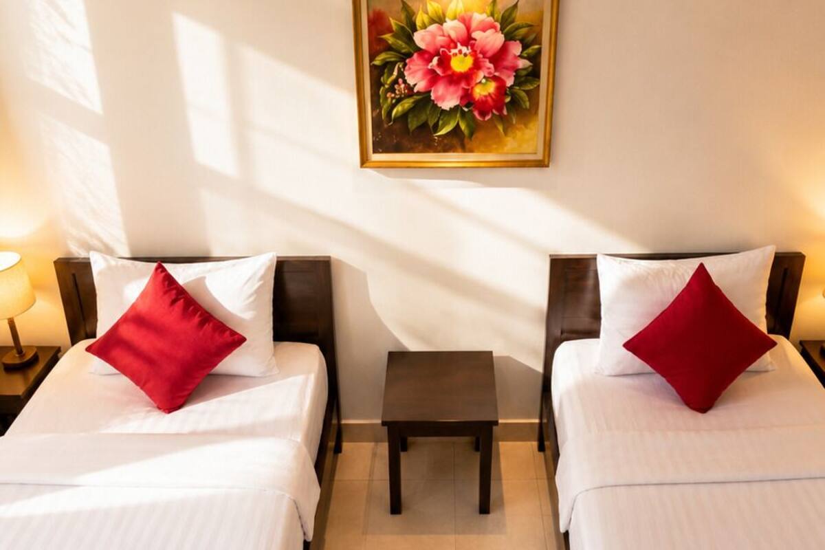 Standard Twin Room, Balcony, Garden View | Wi-fi percuma