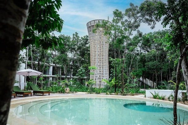 Pool - Stylish 1BD Retreat with Swim-Up Pool (Tulum)