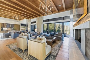 Smart TV, fireplace, books, stereo - Kestrel at The Colony, Ski-In/Ski-Out Estate, Private Snowcat! (Park City)