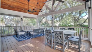 Interior - Steps to Isle of Palms Beach w/ Porch Dining, Outdoor Shower & Open Living Sea Haven by Avantstay (Isle of Palms)