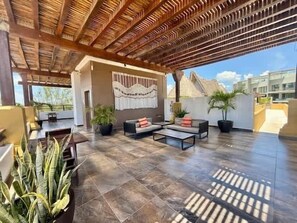 Terrace/patio - Playa del Carmen - STEPS FROM BEACH & 5th Ave (Playa Del Carmen)