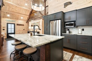 Fridge, microwave, oven, stovetop - 15 Big Snow | New Build, Snowmobile Access (Rangeley)