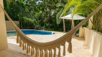 Deluxe Villa, Multiple Bedrooms, Private Pool, Garden View | Terrace/patio