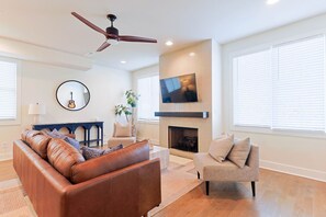 TV, video games - 5 Points East Nashville Luxury | 2 King Suites, Wet Bar & Dual Decks | Sleeps 12 (Nashville)