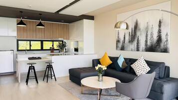 Luxury Villa, Pool View | Desk, laptop workspace, blackout curtains, soundproofing