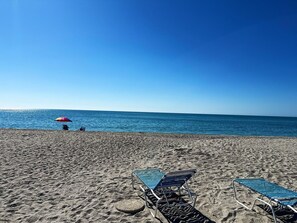 On the beach