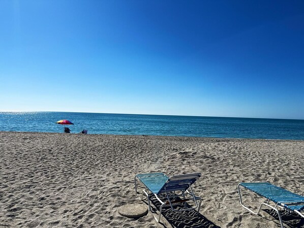 On the beach
