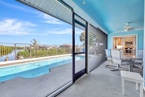 A heated pool - Pet-Friendly Canal Pool Home & Boat Dock (Englewood)