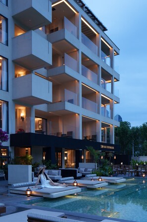 Façade de l’hébergement