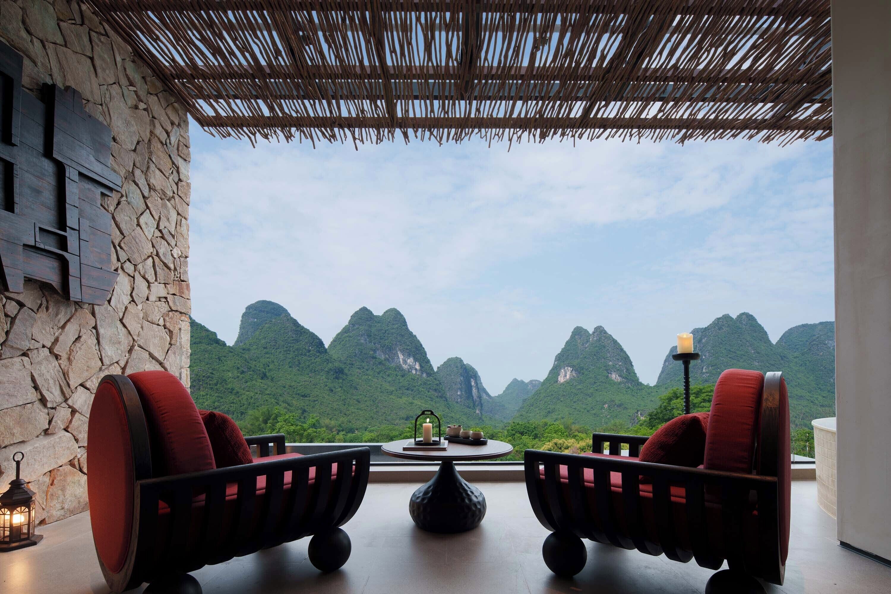 Luksus-suite - bakkeudsigt | Udsigt fra værelset