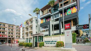 Overnatningsstedets facade