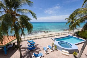 Pool - Oceanfront 3BR Condo, Pool, Direct Beach Access (Cole Bay)