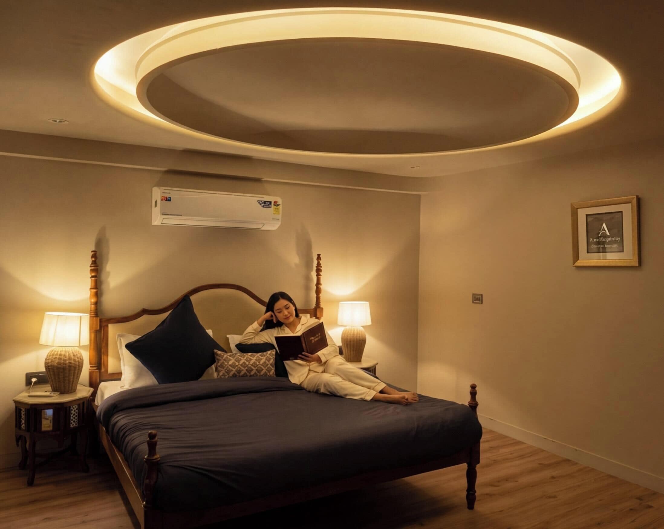 Premium bedding, memory-foam beds, in-room safe, laptop workspace