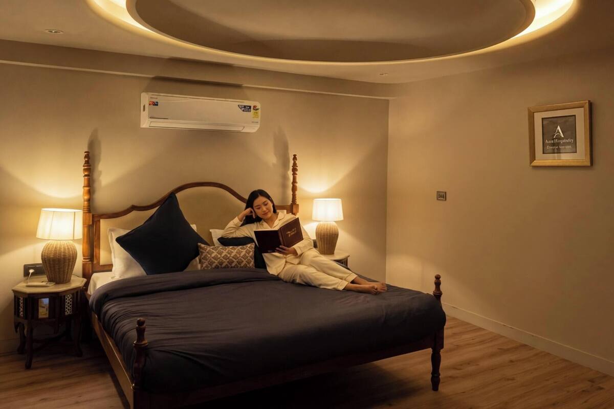 Superior Room, 1 Queen Bed, Balcony, Mountain View | Premium bedding, memory foam beds, in-room safe, laptop workspace