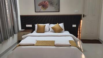 Ducha, artículos de tocador gratuitos, toallas, jabón