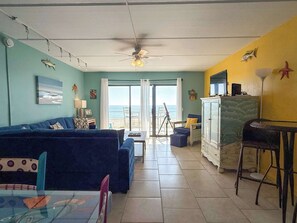 TV - Gulf-Front Villa A-6 Pool Access  Sleeps 6 (Saint George Island)