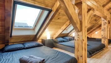 Standard Chalet, Multiple Bedrooms (Wood House Bela Krajina) | 1 bedroom, laptop workspace, free WiFi, bed sheets