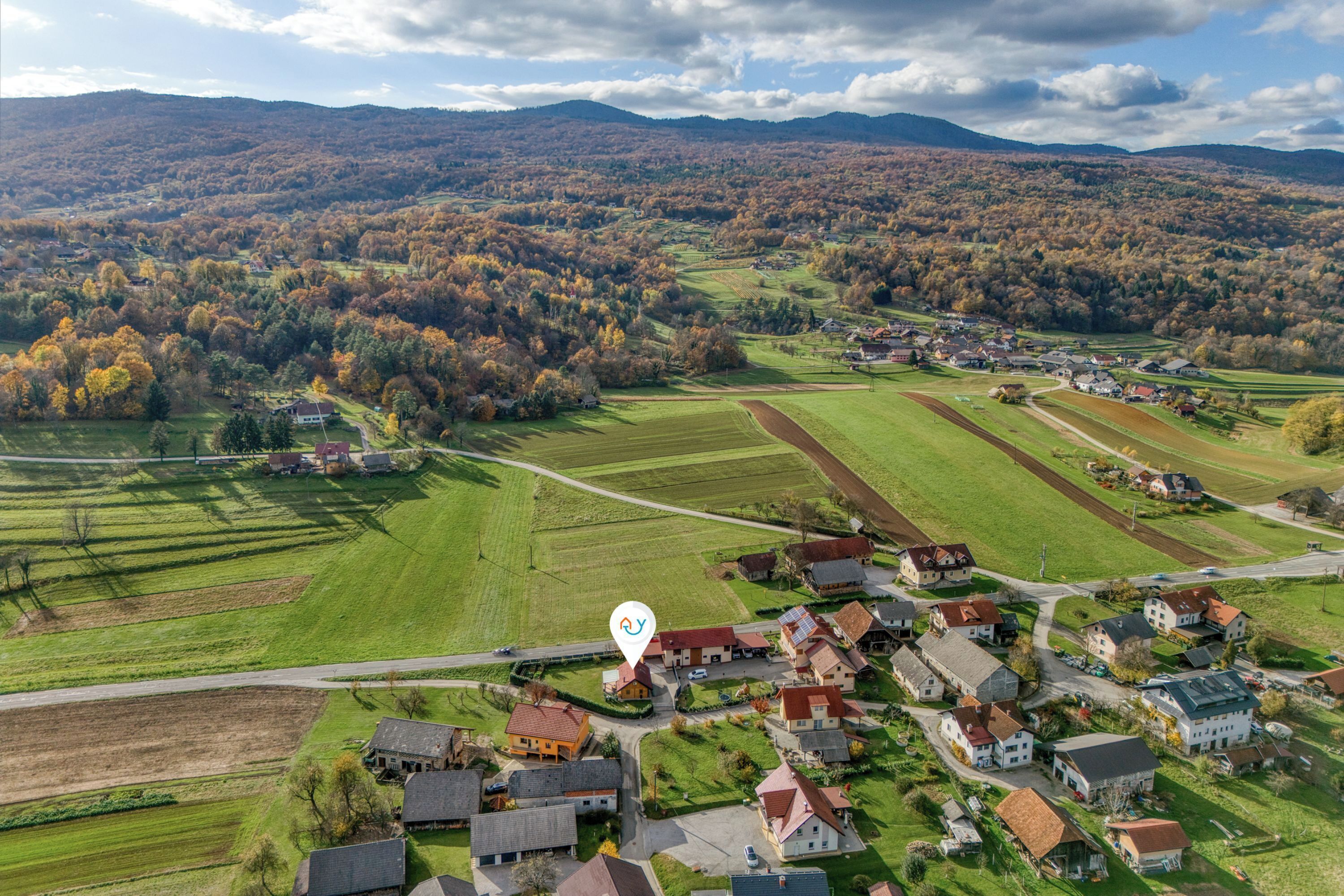 Standard Chalet, Multiple Bedrooms (Wood House Bela Krajina) | Aerial view