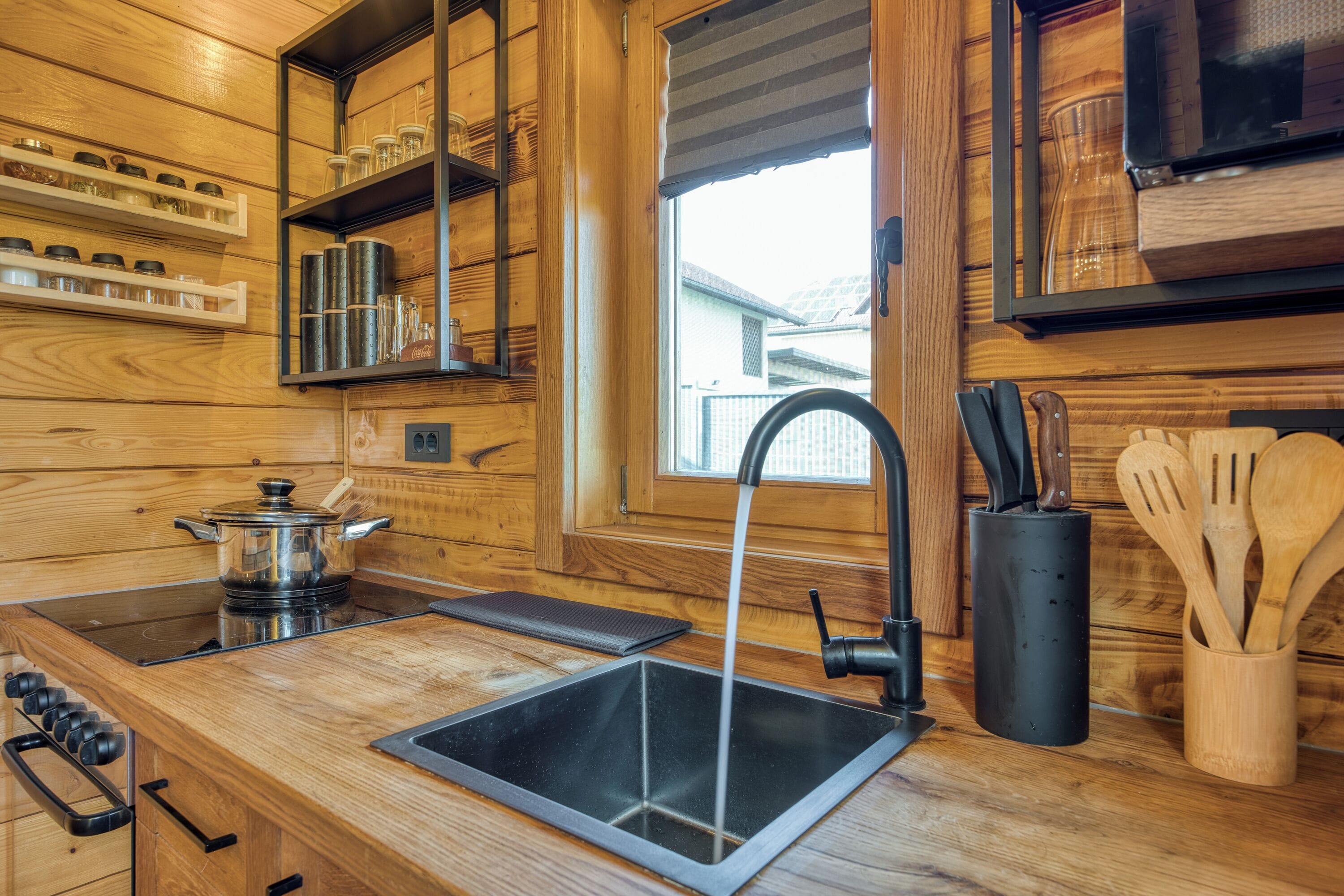 Standard Chalet, Multiple Bedrooms (Wood House Bela Krajina) | Private kitchen