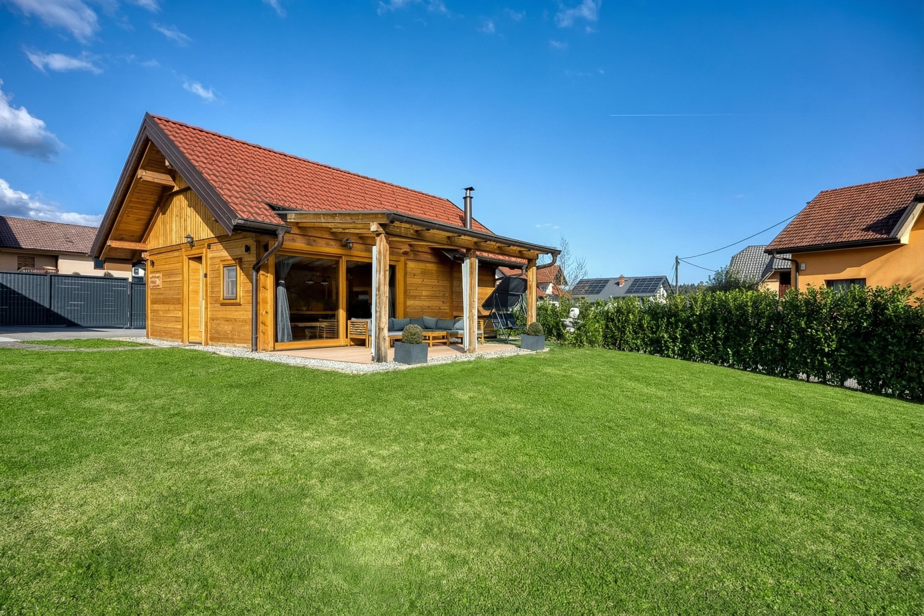 Chalet Standard, plusieurs chambres (Wood House Bela Krajina) | Extérieur