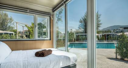 Apple House Peaceful 1-bedroom cabin with AC in Tambon Choeng Thale