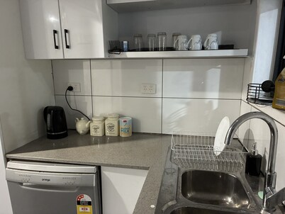 Three furnished bedrooms and two bathrooms house