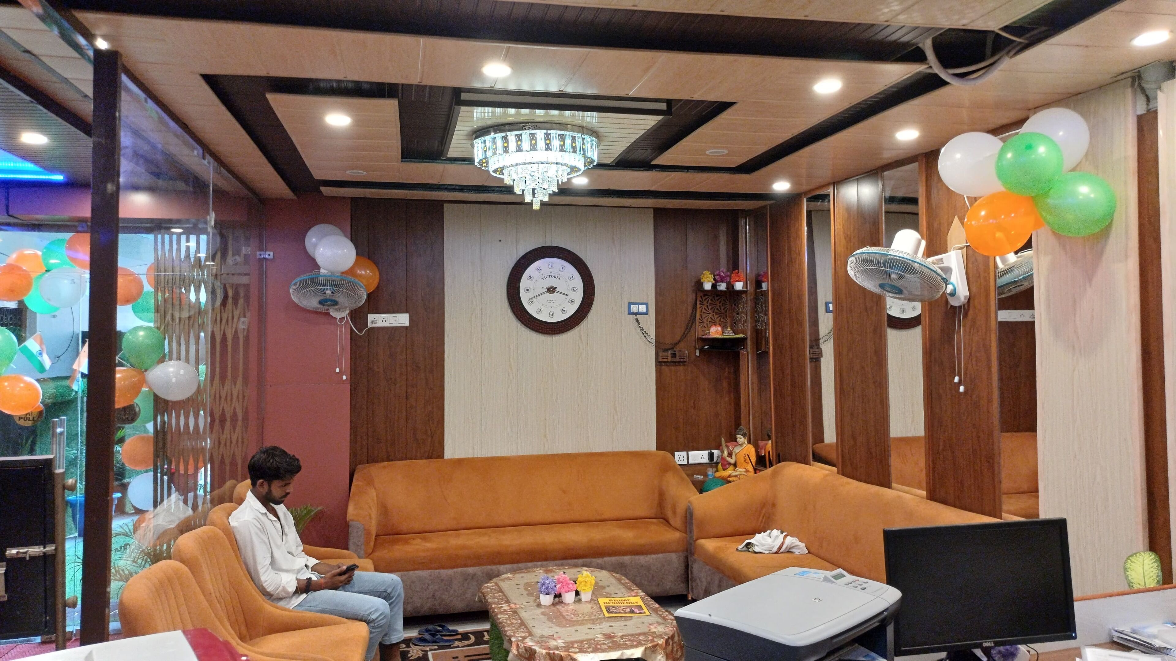 Lobby sitting area