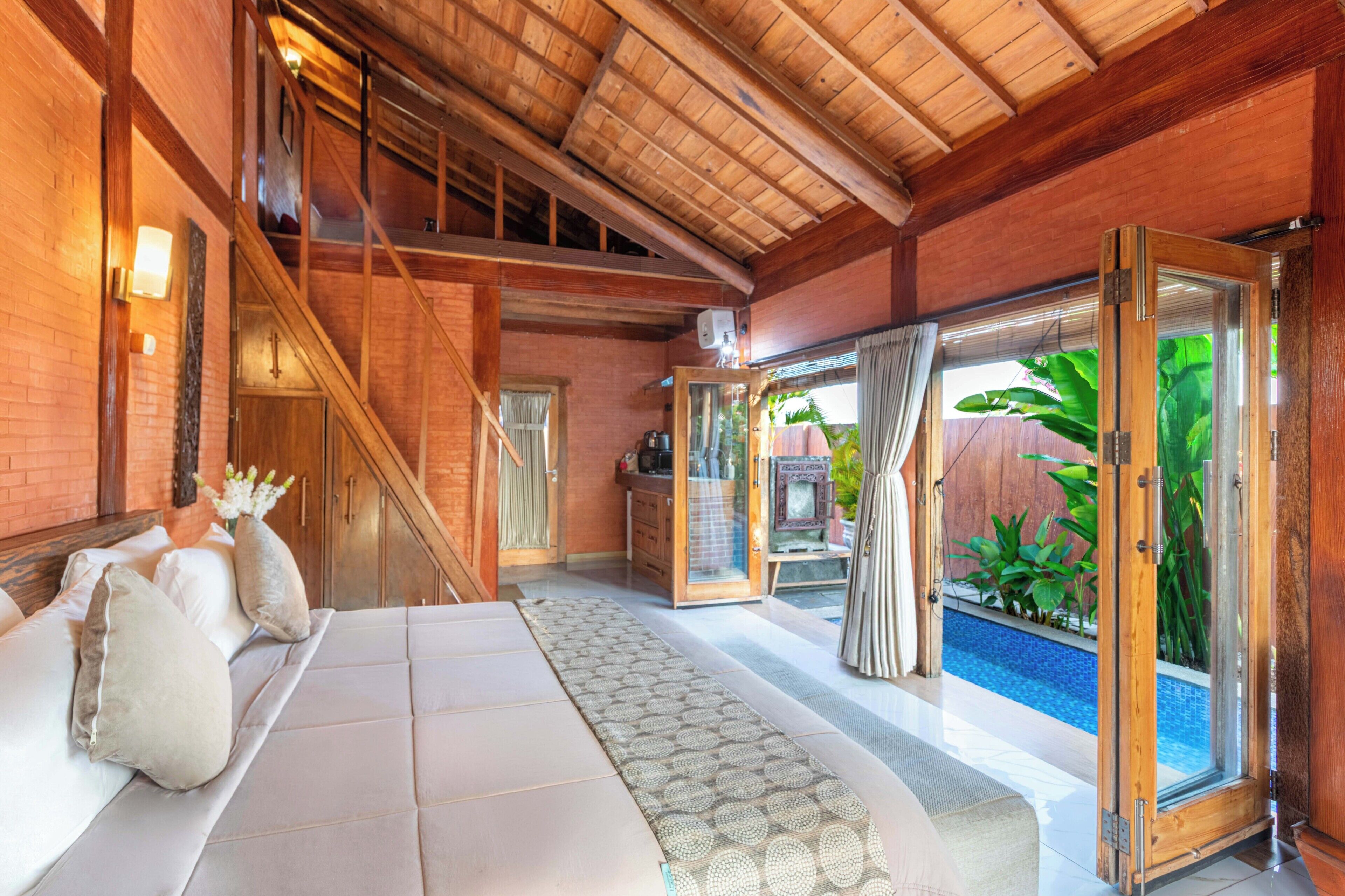 Vila Comfort, patio, pemandangan kolam renang | Pemandangan dari kamar