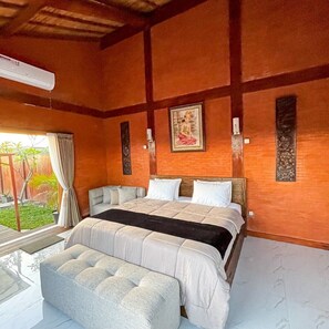 Vila Comfort, patio, pemandangan kolam renang | Wi-Fi gratis