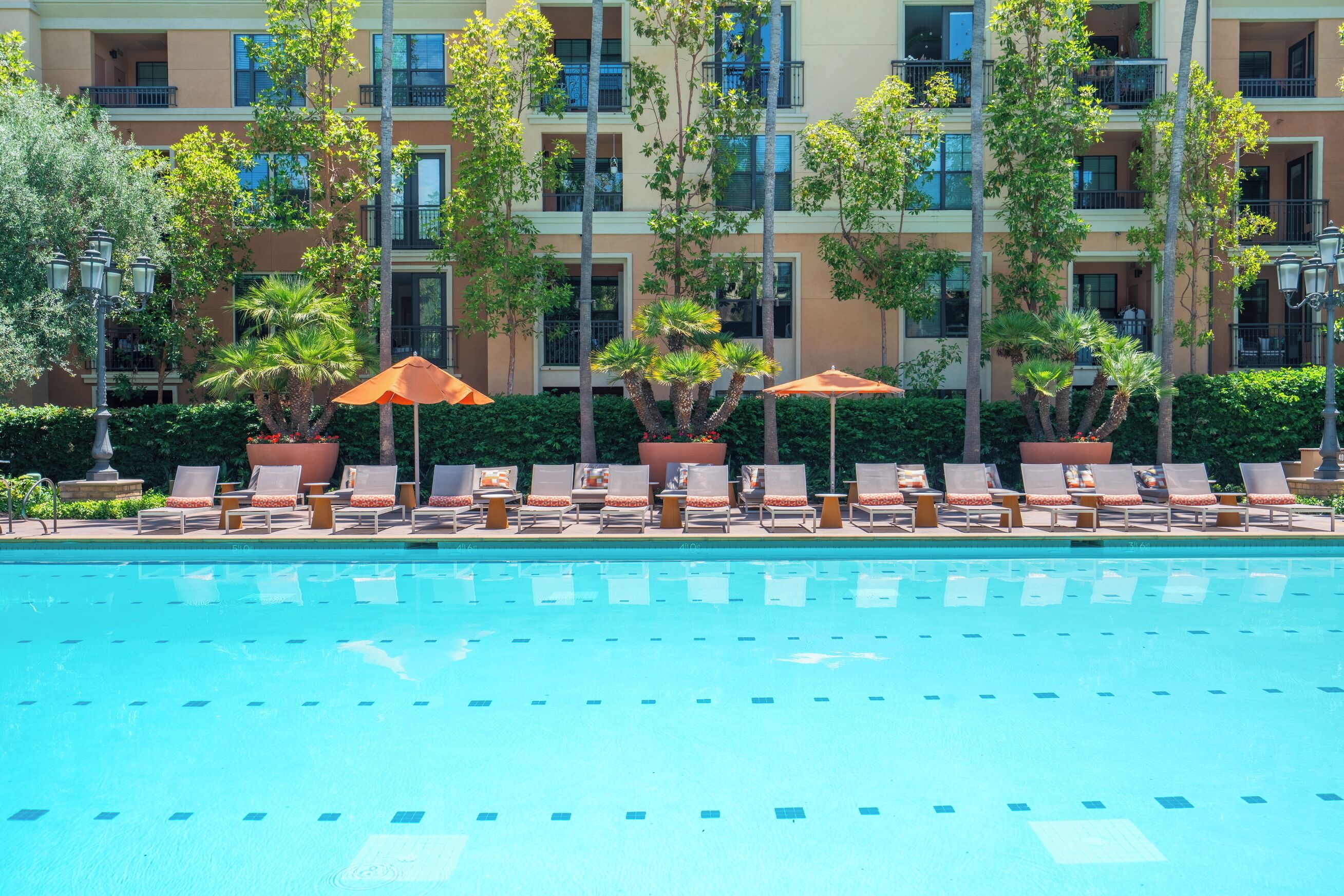 Piscina externa, piscina aquecida