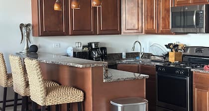 Beautiful condo with elevator right into your unit in North Kenwood Hyde Park.