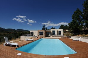 Pool - Spacious Villa in Vagnas with Pool (Vagnas)