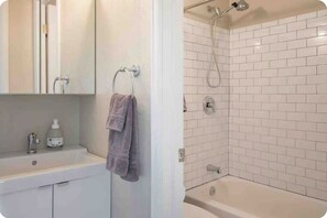 Hair dryer, towels, soap, toilet paper - Breck Condo - Million Dollar View (Breckenridge)